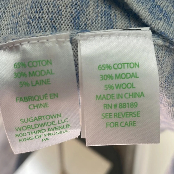 Lilly Pulitzer Lyon Cold Shoulder Sweater In Lapis Blue Size Medium - Picture 10 of 10